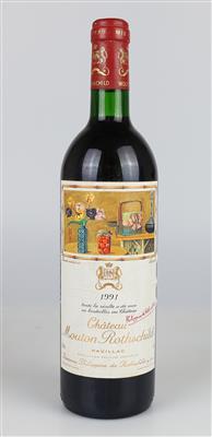1991 Château Mouton Rothschild, Bordeaux, 90 CellarTracker-Punkte - Vini e spiriti