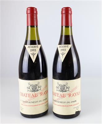 1993 Châteauneuf-du-Pape AOC Réservé, Château Rayas, Rhône, 92 CellarTracker-Punkte, 2 Flaschen - Vini e spiriti