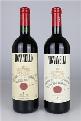 1993 und 2001 Tignanello, Marchesi Antinori, Toskana, 2 Flaschen, 90 CellarTracker-Punkte - Wines and Spirits