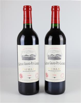 1996 Château Grand-Puy-Lacoste, Bordeaux, 93 CellarTracker-Punkte, 2 Flaschen - Víno a lihoviny