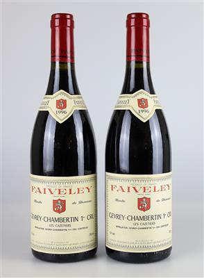 1996 Gevrey-Chambertin 1er Cru Les Cazetiers AOC, Domaine Faiveley, Burgund, 89 CellarTracker-Punkte, 2 Flaschen - Vini e spiriti
