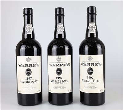 1997 Warre's Vintage Port DOC, Portugal, 92 CellarTracker-Punkte, 3 Flaschen - Die große Oster-Weinauktion powered by Falstaff