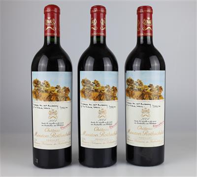 2004 Château Mouton Rothschild, Bordeaux, 93 Wine Spectator-Punkte, 3 Flaschen - Die große Oster-Weinauktion powered by Falstaff