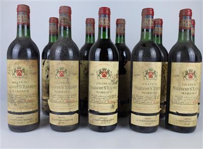 1990 Château Malescot Saint-Exupéry, Bordeaux, 91 Cellar Tracker-Punkte, 11 Flaschen - Víno a lihoviny