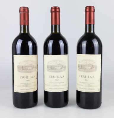 1993 Ornellaia, Tenuta dell'Ornellaia, Toskana, 91 Cellar Tracker-Punkte, 3 Flaschen - Vini e spiriti