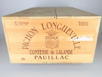 1996 Château Pichon Longueville Comtesse de Lalande, Bordeaux, 97 Parker-Punkte, 12 Flaschen, in OHK - Die große Herbst-Weinauktion powered by Falstaff