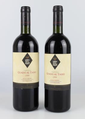 1999 Tenuta Guado al Tasso Bolgheri Superiore DOC, Marchesi Antinori, Toskana, 95 Wine Enthusiast-Punkte, 2 Flaschen - Víno a lihoviny