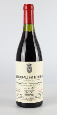 2001 Chambolle-Musigny AOC, Domaine Comte Georges de Vogüe, Burgund, 91 Cellar Tracker-Punkte - Vini e spiriti