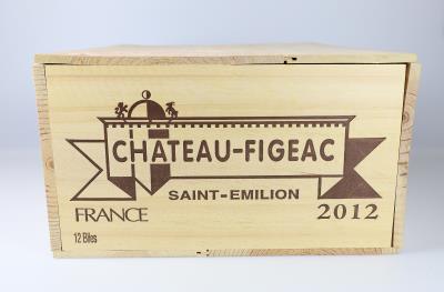 2012 Château Figeac, Bordeaux, 93 Cellar Tracker-Punkte, 12 Flaschen, in OHK - Víno a lihoviny