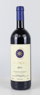 2015 Sassicaia Bolgheri Sassicaia DOC, Tenuta San Guido, Toskana, 99 Falstaff-Punkte - Víno a lihoviny