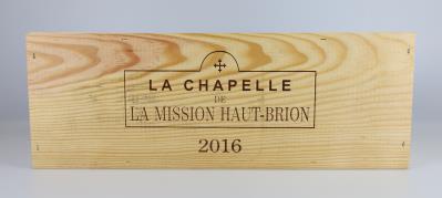 2016 La Chapelle de la Mission Haut-Brion, Bordeaux, 92 Cellar Tracker-Punkte, Doppelmagnum - Víno a lihoviny
