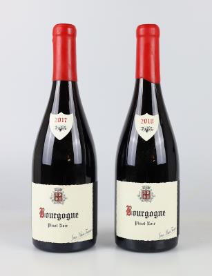 2017, 2018 Pinot Noir Bourgogne AOC, Jean Marie Fourrier, Burgund, 91 Cellar Tracker-Punkte, 93 Falstaff-Punkte, 2 Flaschen - Die große Herbst-Weinauktion powered by Falstaff