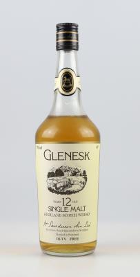 12 Year Old Single Highland Malt Scotch Whisky, Glenesk, Schottland, 0,7l - Víno a lihoviny