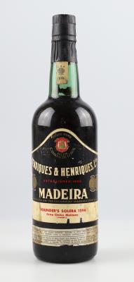 1894 Founder´s Solera Malmsey Madeira DOC, Henriques & Henriques, Portugal, 0,75 l - Víno a lihoviny