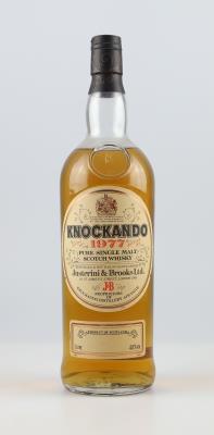 1977 Knockando Pure Single Malt Scotch Whisky, Justerini & Brooks, Schottland, Literflasche - Die große Oster-Weinauktion powered by Falstaff
