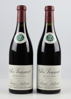 1990 Clos Vougeot Grand Cru AOC, Maison Louis Latour, Burgund, 92 Falstaff-Punkte, 2 Flaschen - Die große Oster-Weinauktion powered by Falstaff