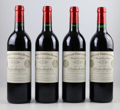 1994 Château Cheval Blanc, Bordeaux, 92 Cellar Tracker-Punkte, 4 Flaschen - Víno a lihoviny