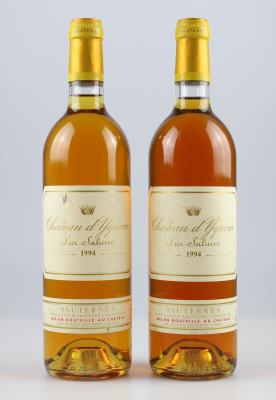 1994 Château d'Yquem, Bordeaux, 91 Cellar Tracker-Punkte, 2 Flaschen - Wines and Spirits powered by Falstaff
