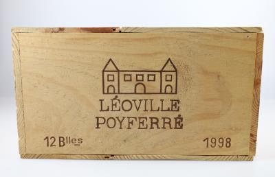 1998 Château Léoville Poyferré, Bordeaux, 91 Cellar Tracker-Punkte, 12 Flaschen, in OHK - Vini e spiriti
