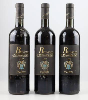 1999 Brunello di Montalcino DOCG, Talenti, Toskana, 91 Cellar Tracker-Punkte, 3 Flaschen - Víno a lihoviny