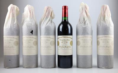 1999 Château Cheval Blanc, Bordeaux, 93 Falstaff-Punkte, 6 Flaschen - Víno a lihoviny