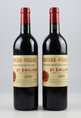 2000 Château Figeac, Bordeaux, 93 Falstaff-Punkte 2 Flaschen - Víno a lihoviny