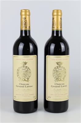 2000 Château Gruaud Larose, Bordeaux, 94 Falstaff-Punkte, 2 Flaschen - Víno a lihoviny