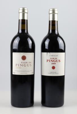 2001, 2009 Flor de Pingus Ribera del Duero DO, Dominio de Pingus, Kastilien-León, 93 Wine Enthusiast-Punkte und 95-98 Parker-Punkte, 2 Flaschen - Wines and Spirits powered by Falstaff