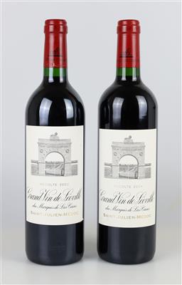 2002, 2004 Château Léoville Las Cases, Bordeaux, 94 und 95 Wine Spectator-Punkte, 2 Flaschen - Víno a lihoviny