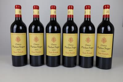 2003 Château Phélan Ségur, Bordeaux, 93 Wine Enthusiast-Punkte, 6 Flaschen, in OHK - Vini e spiriti