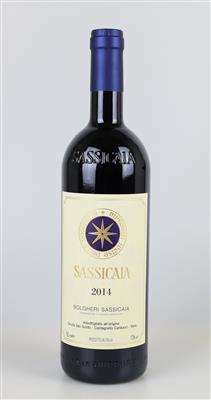 2014 Sassicaia Bolgheri Sassicaia DOC, Tenuta San Guido, Toskana, 94 Falstaff-Punkte - Víno a lihoviny