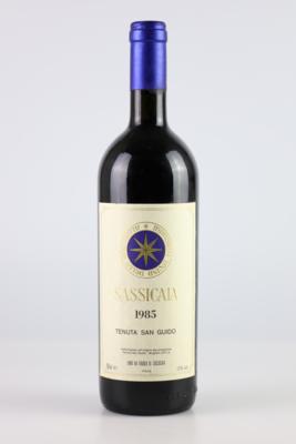 1985 Sassicaia, Tenuta San Guido, Toskana, 100 Parker-Punkte - Víno a lihoviny