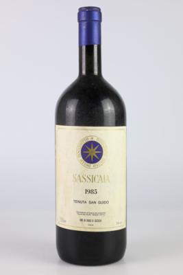 1985 Sassicaia, Tenuta San Guido, Toskana, 100 Parker-Punkte, Magnum - Víno a lihoviny