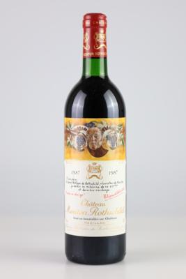 1987 Château Mouton Rothschild, Bordeaux, 91 Cellar Tracker-Punkte - Vini e spiriti