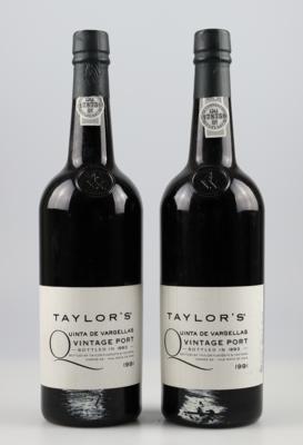 1991 Taylor’s Quinta de Vargellas Vintage Port DOC, Portugal, 95 Parker-Punkte, 2 Flaschen - Wines and Spirits powered by Falstaff