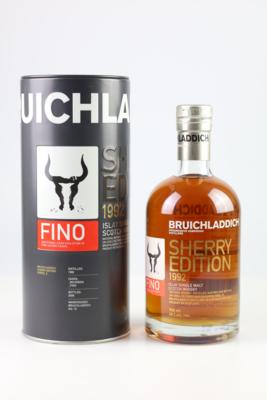 1992 Bruichladdich Fino Sherry Cask Finish Single Islay Malt Scotch Whisky, Bruichladdich, Schottland, 0,7 l - Die große Herbst-Weinauktion powered by Falstaff