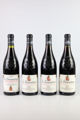 1998 (1 Fl.) - 2000 (2 Fl.) - 2001 (1 Fl.) Châteauneuf-du-Pape Rouge La Bernardine, M. Chapoutier, Rhône, 4 Flaschen - Vini e spiriti