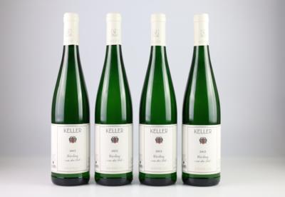 2013 Riesling von der Fels, Weingut Keller, Rheinhessen, 95 Wine Enthusiast-Punkte, 4 Flaschen - Víno a lihoviny