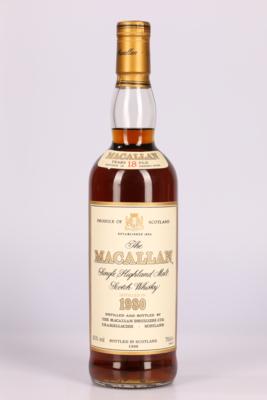 18 Years Old The Macallan Single Highland Malt Scotch Whisky, matured in Sherry wood, destilled in 1980, The Macallan, Schottland, 0,7 l - Víno a lihoviny