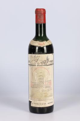1955 Château Mouton Rothschild, Cruse & Fils Füllung, Bordeaux, 98 Parker-Punkte - Wines and Spirits powered by Falstaff