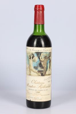 1973 Château Mouton Rothschild, Bordeaux, 90 Cellar Tracker-Punkte - Víno a lihoviny