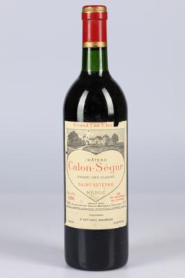 1986 Château Calon-Ségur, Bordeaux, 90 Cellar Tracker-Punkte - Víno a lihoviny