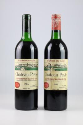 1986 Château Pavie, Bordeaux, 91 Cellar Tracker-Punkte, 2 Flaschen - Víno a lihoviny