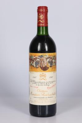 1987 Château Mouton Rothschild, Bordeaux, 91 Cellar Tracker-Punkte - Die große Frühjahrs-Weinauktion powered by Falstaff