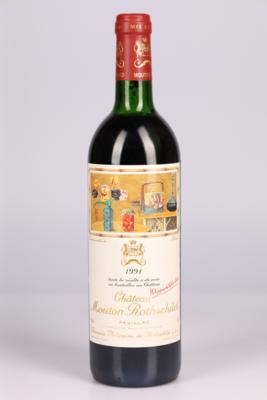1991 Château Mouton Rothschild, Bordeaux, 90 Cellar Tracker-Punkte - Wines and Spirits powered by Falstaff