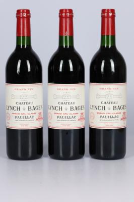 1994 Château Lynch-Bages, Bordeaux, 90 Cellar Tracker-Punkte, 3 Flaschen - Wines and Spirits powered by Falstaff