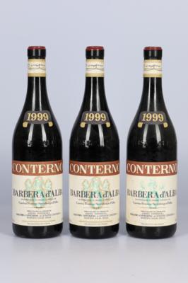 1999 Barbera d'Alba DOC Cascina Franca, Giacomo Conterno, Piemont, 89 Cellar Tracker-Punkte, 3 Flaschen - Vini e spiriti