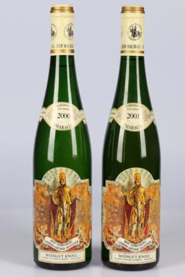 2000, 2001 Grüner Veltliner Loibner Ried Loibenberg Smaragd, Weingut Knoll, Wachau, 90 Wine Spectator-Punkte, 2 Flaschen - Die große Frühjahrs-Weinauktion powered by Falstaff