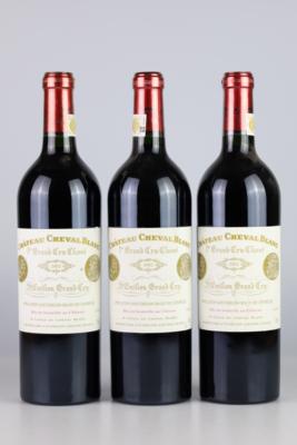 2002 Château Cheval Blanc, Bordeaux, 94 Falstaff-Punkte, 3 Flaschen - Víno a lihoviny