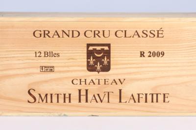 2009 Château Smith Haut Lafitte, Bordeaux, 100 Parker-Punkte, 12 Flaschen, in OHK - Die große Frühjahrs-Weinauktion powered by Falstaff
